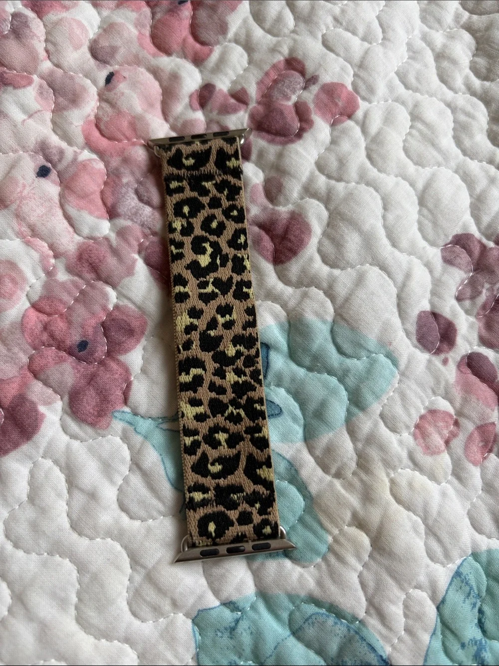 42mm Leopard Print Elastic Apple Watch Band